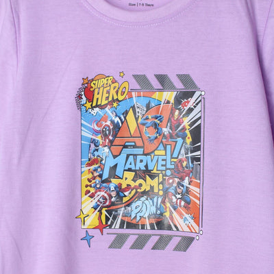 Quirk Purple Themed Boys T-Shirt T-Shirt Iluvlittlepeople 