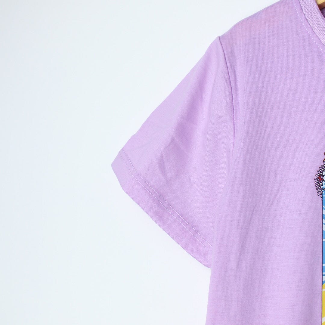 Quirk Purple Themed Boys T-Shirt T-Shirt Iluvlittlepeople 