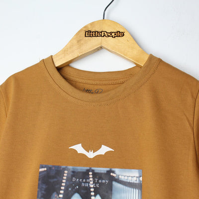 Fancy Mustard Themed Boys T-Shirt T-Shirt Iluvlittlepeople 
