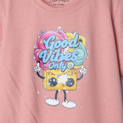 Sweet Pink Themed Girls T-Shirt T-Shirt Iluvlittlepeople 