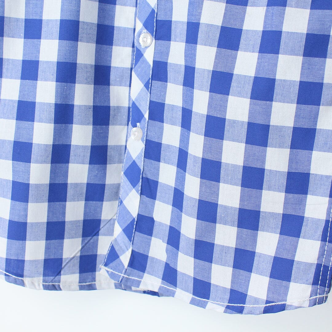 Delighted Blue Themed Stylish Boys Casual Shirt Casual Shirt Iluvlittlepeople 