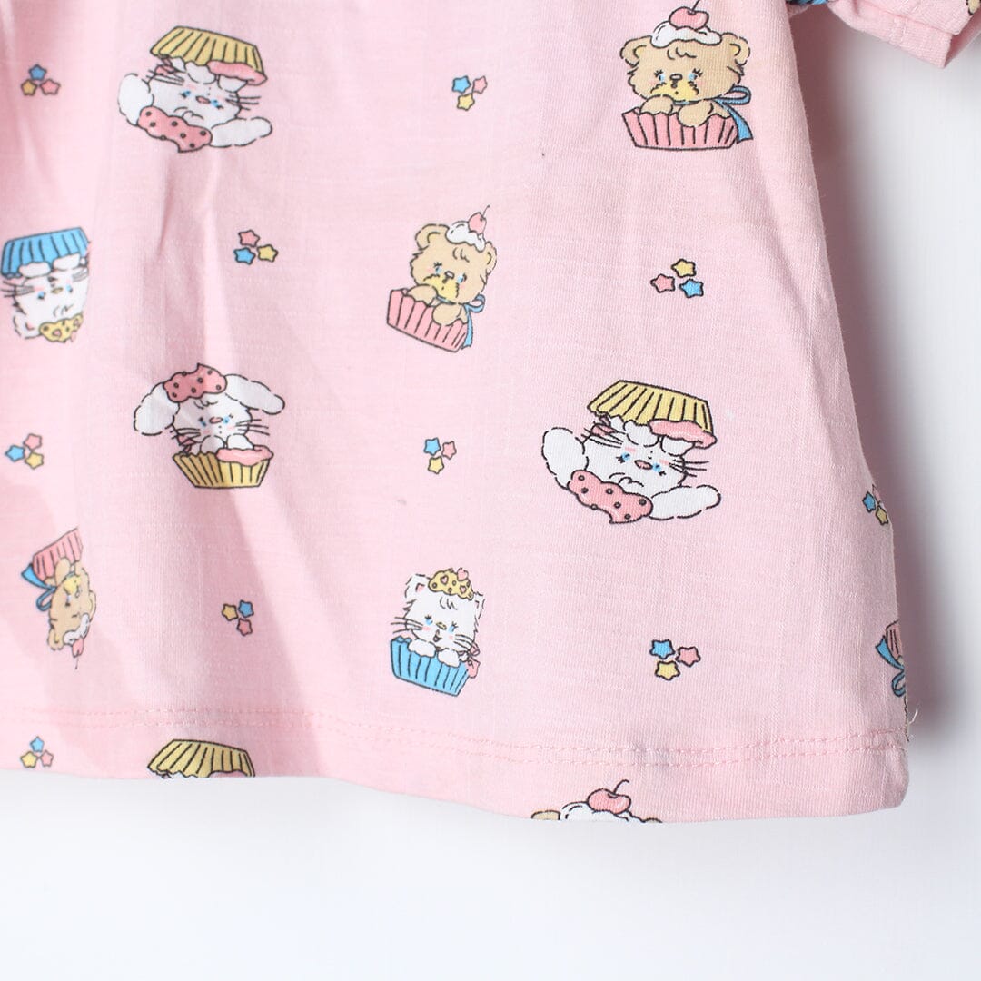 Sweet Pink Themed Girls T-Shirt T-Shirt Iluvlittlepeople 