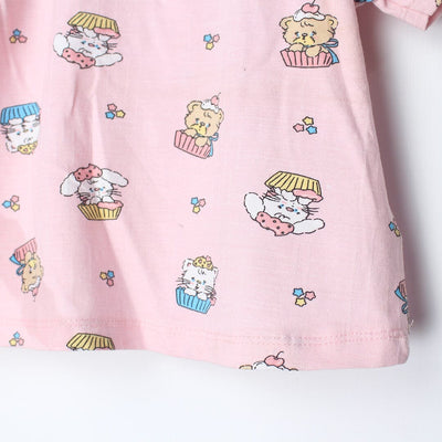 Sweet Pink Themed Girls T-Shirt T-Shirt Iluvlittlepeople 