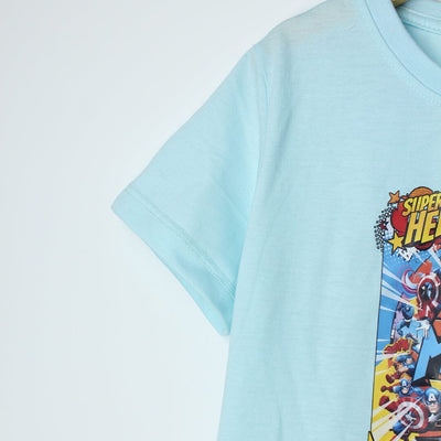 Decent Aqua Themed Boys T-Shirt T-Shirt Iluvlittlepeople 