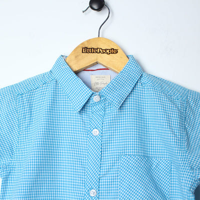 Elegant Blue Themed Stylish Boys Casual Shirt Casual Shirt Iluvlittlepeople 