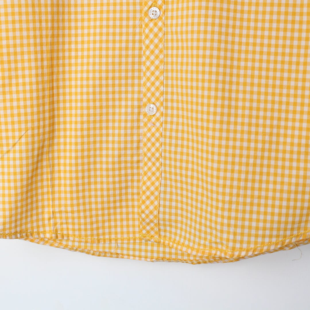 Sober Yellow Themed Stylish Boys Casual Shirt Casual Shirt Iluvlittlepeople 
