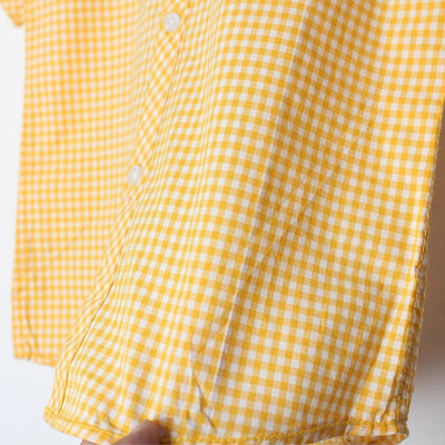 Sober Yellow Themed Stylish Boys Casual Shirt Casual Shirt Iluvlittlepeople 
