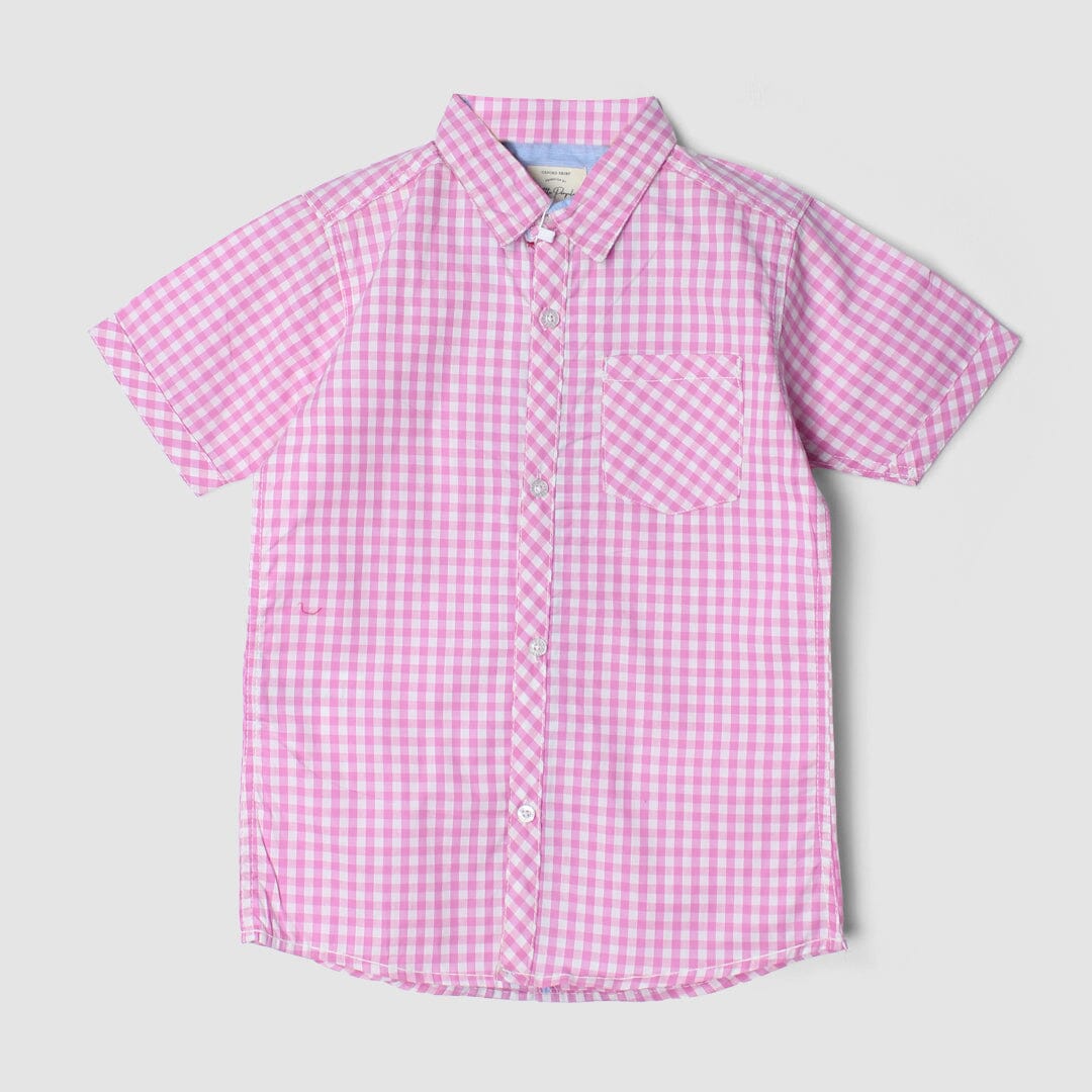 Crave Pink Themed Stylish Boys Casual Shirt Casual Shirt Iluvlittlepeople 2-3 Years Pink Summer