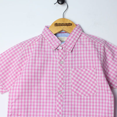 Crave Pink Themed Stylish Boys Casual Shirt Casual Shirt Iluvlittlepeople 