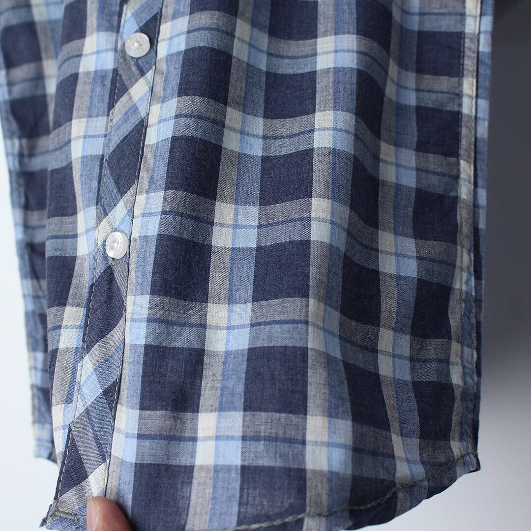 Sober Blue Themed Stylish Boys Casual Shirt Casual Shirt Iluvlittlepeople 