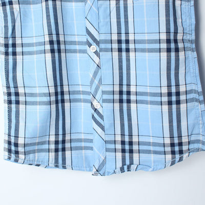Sober Blue Themed Stylish Boys Casual Shirt Casual Shirt Iluvlittlepeople 