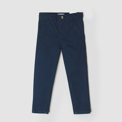 Stylish Cotton Blend Little Boy Dress Pant Dress Pant Iluvlittlepeople 12-18 Months Blue Cotton