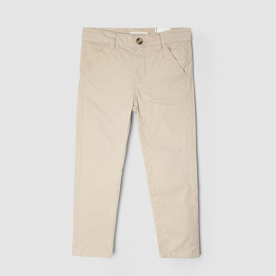 Sober Cotton Blend Little Boy Dress Pant Dress Pant Iluvlittlepeople 12-18 Months Beige Cotton