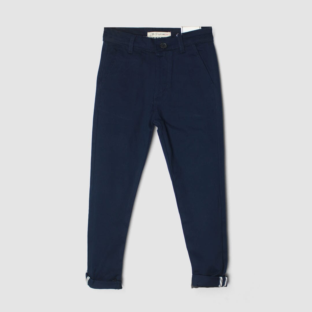 Stylish Cotton Blend Little Boy Dress Pant Dress Pant Iluvlittlepeople 12-18 Months Blue Cotton