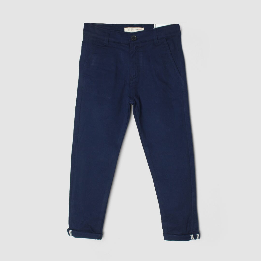 Stylish Cotton Blend Little Boy Dress Pant Dress Pant Iluvlittlepeople 12-18 Months Blue Cotton