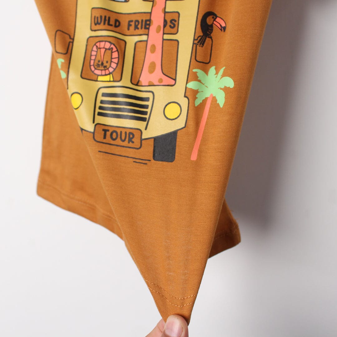 Stylish Mustard Themed Boys T-Shirt T-Shirt Iluvlittlepeople 