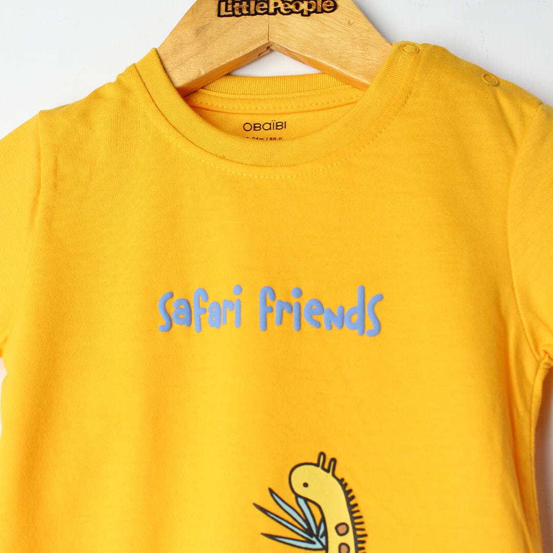 Stylish Yellow Themed Boys T-Shirt T-Shirt Iluvlittlepeople 