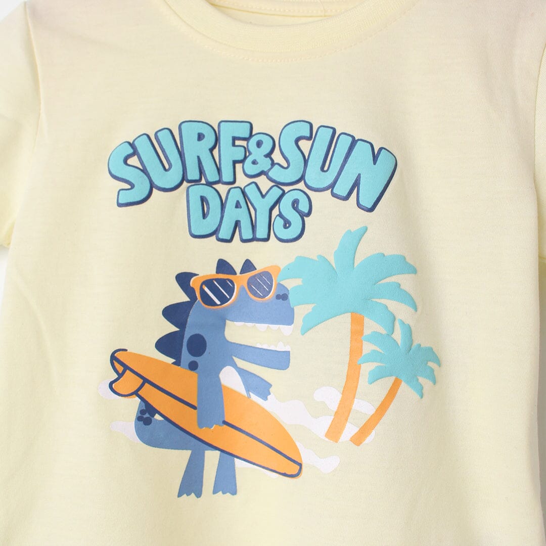 Modish Yellow Themed Boys T-Shirt T-Shirt Iluvlittlepeople 