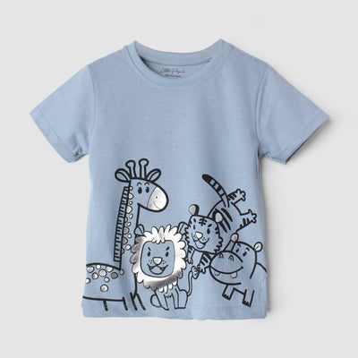 Urge Grey Themed Boys T-Shirt T-Shirt Iluvlittlepeople 3-6 Months Grey Summer