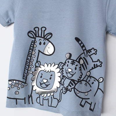 Urge Grey Themed Boys T-Shirt T-Shirt Iluvlittlepeople 