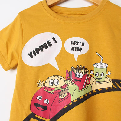 Stylish Yellow Themed Boys T-Shirt T-Shirt Iluvlittlepeople 