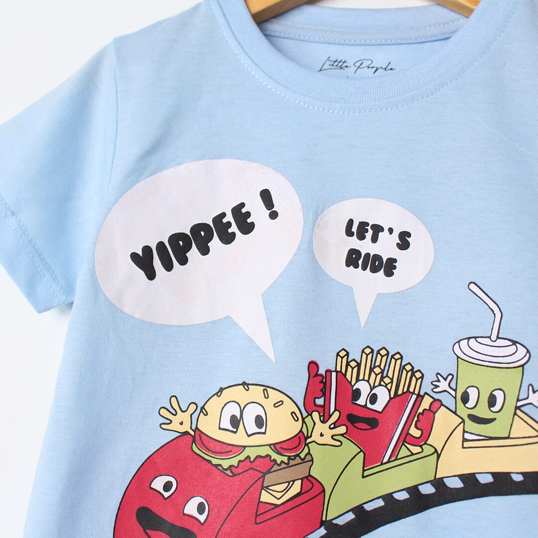 Desire Blue Themed Boys T-Shirt T-Shirt Iluvlittlepeople 