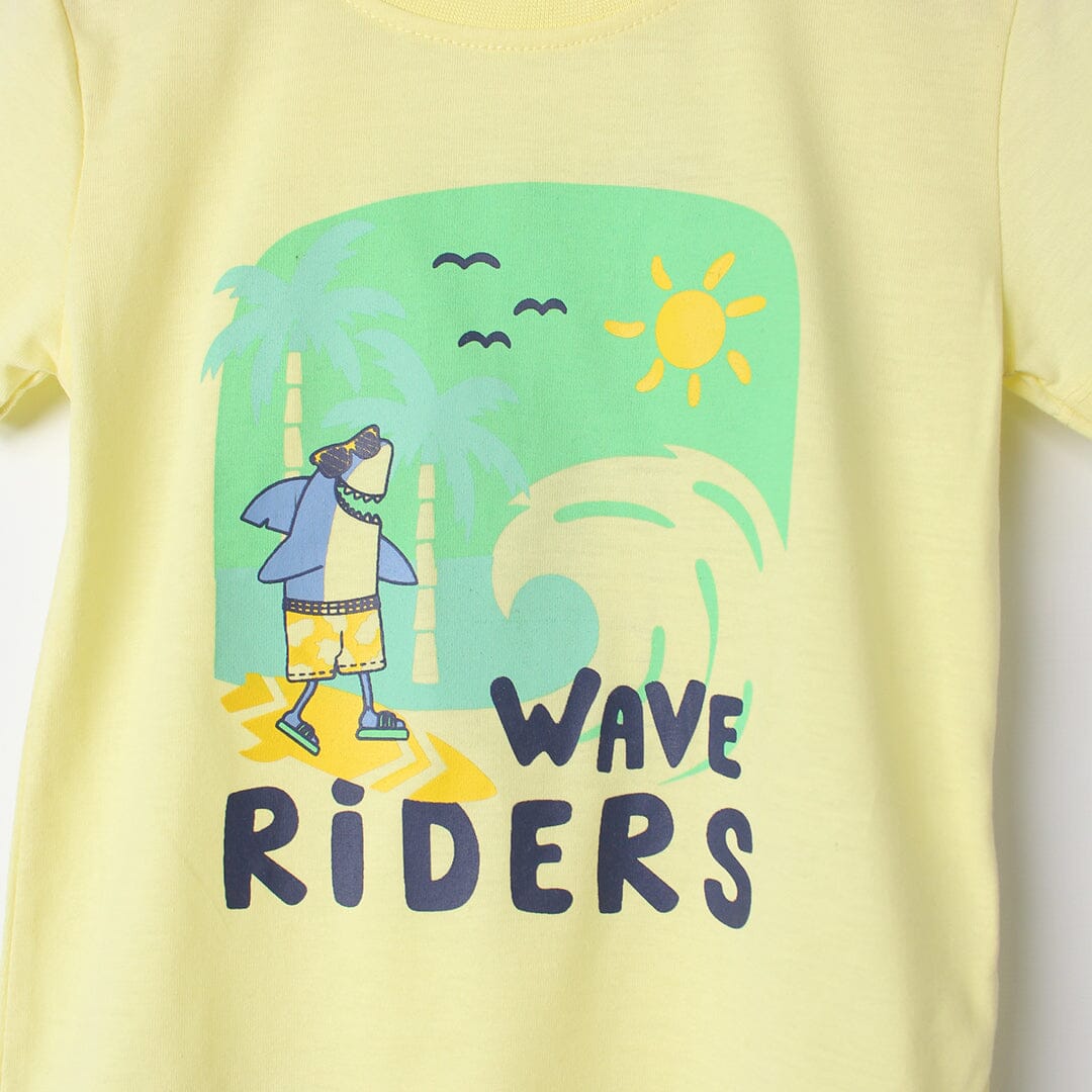 Stylish Yellow Themed Boys T-Shirt T-Shirt Iluvlittlepeople 