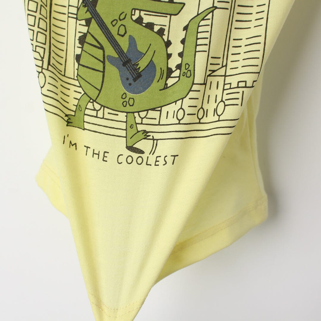 Smart Yellow Themed Boys T-Shirt T-Shirt Iluvlittlepeople 
