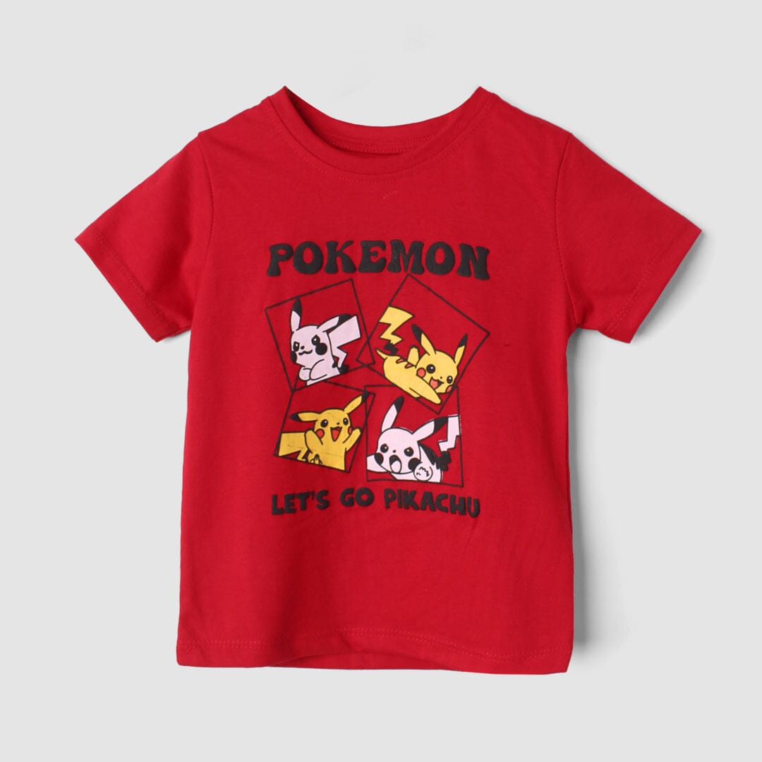 Kink Red Themed Boys T-Shirt T-Shirt Iluvlittlepeople 3-6 Months Red Summer
