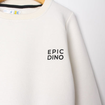 Inspire Off White Themed Boys Sweatshirt Sweatshirt Iluvlittlepeople 