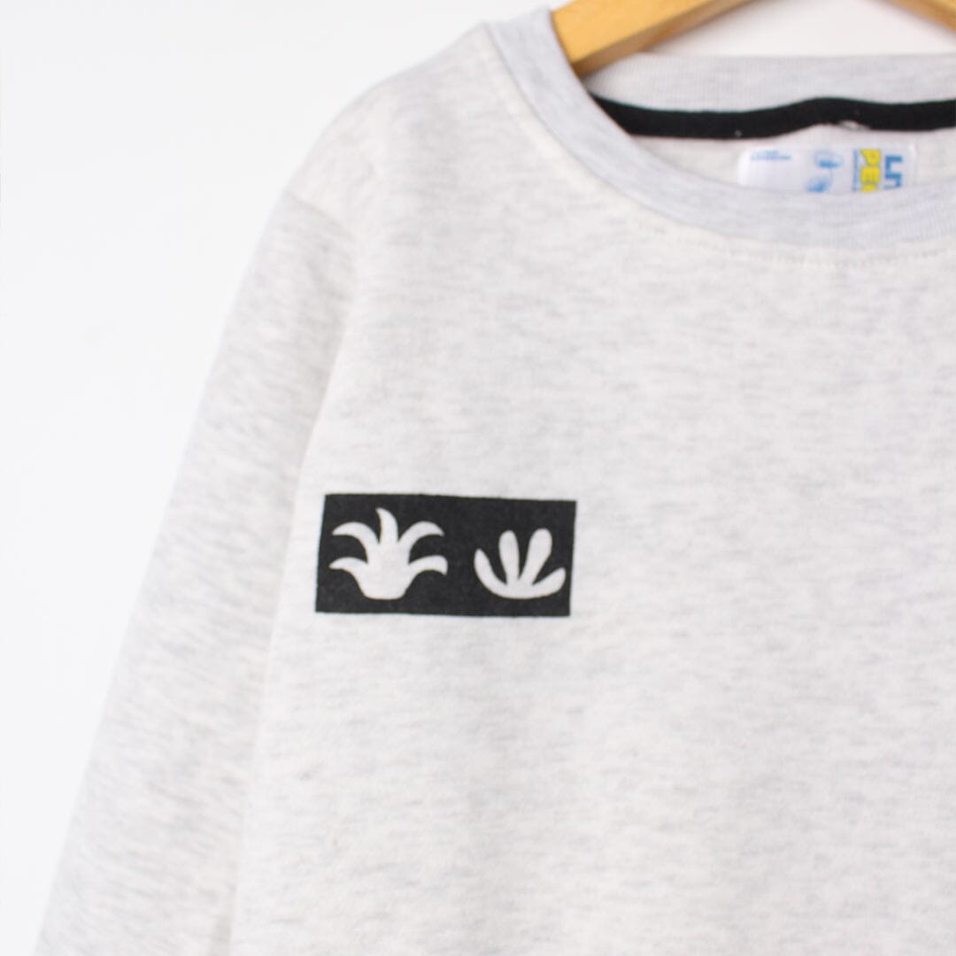 Decent Grey Themed Boys Sweatshirt Sweatshirt Iluvlittlepeople 