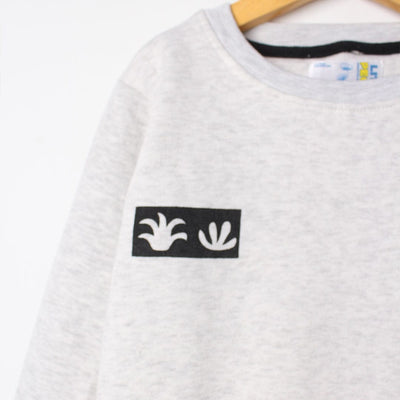 Decent Grey Themed Boys Sweatshirt Sweatshirt Iluvlittlepeople 