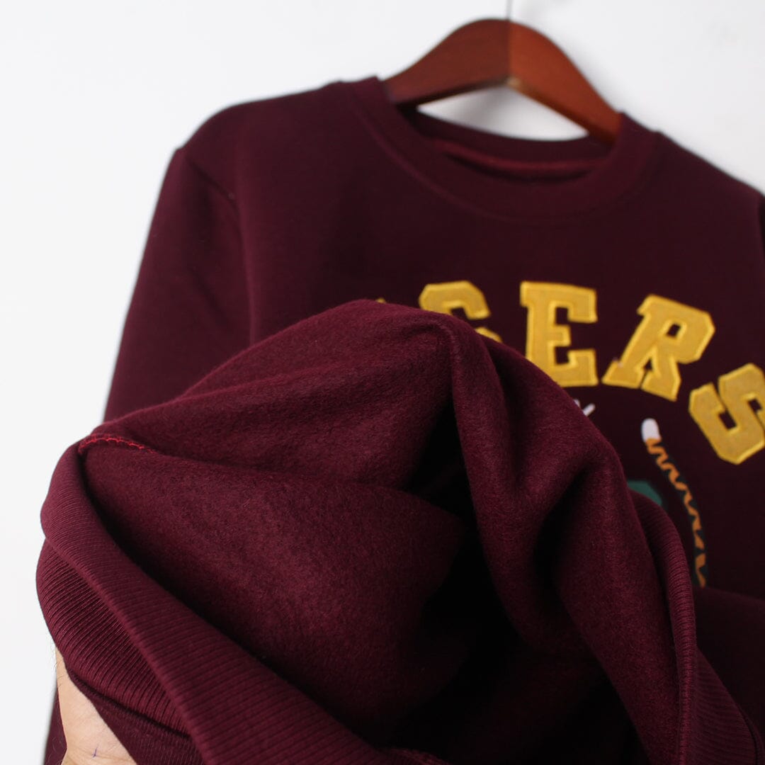 Stylish Maroon Themed Boys Sweatshirt Sweatshirt Iluvlittlepeople 