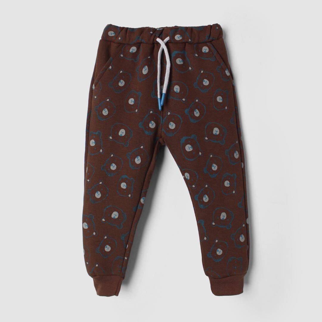 Hazel Brown Themed Kids Trouser Trouser Iluvlittlepeople 6-9 Months Brown Winter