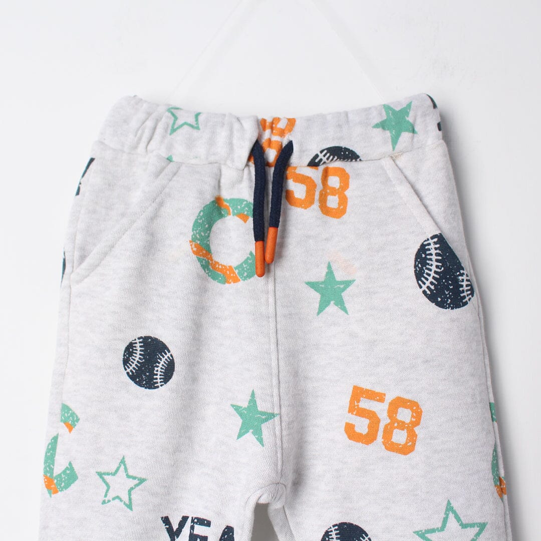 Pearly Grey Themed Kids Trouser Trouser Iluvlittlepeople 