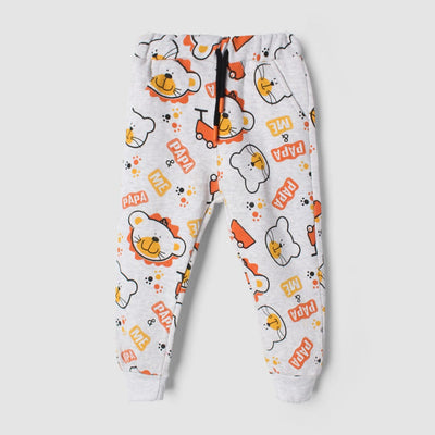 Pale Grey Themed Kids Trouser Trouser Iluvlittlepeople 6-9 Months Grey Winter