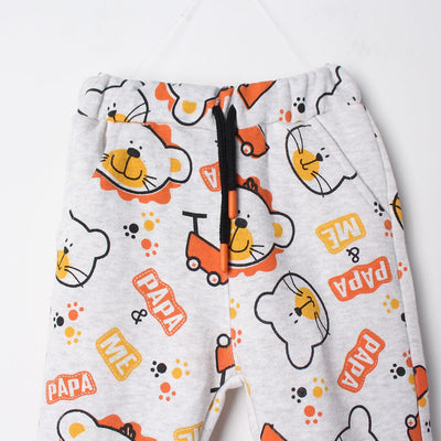 Pale Grey Themed Kids Trouser Trouser Iluvlittlepeople 