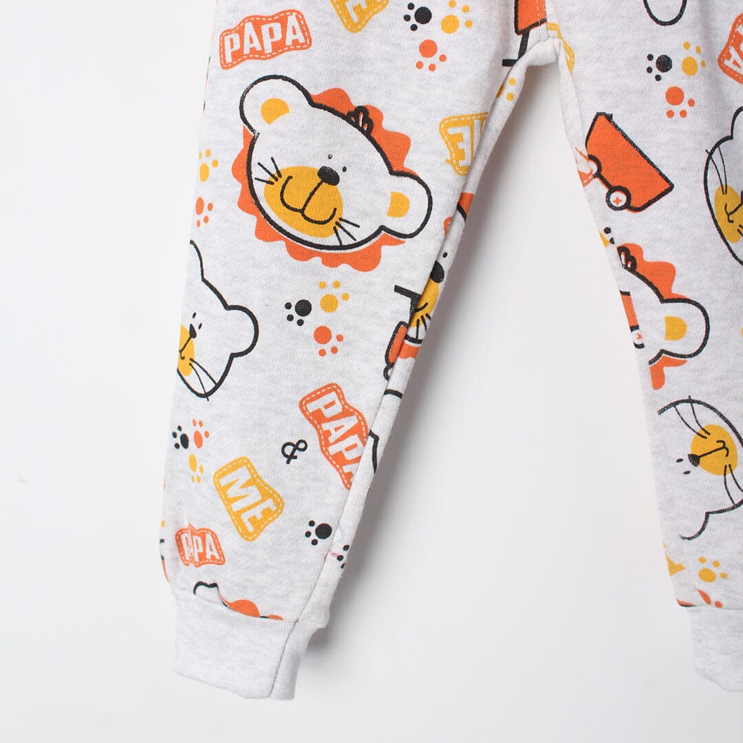 Pale Grey Themed Kids Trouser Trouser Iluvlittlepeople 