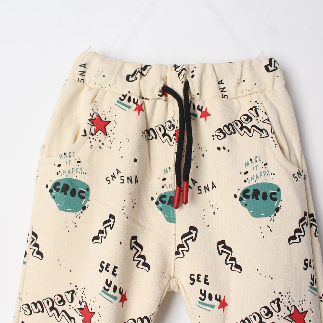 Ivory Off White Themed Kids Trouser Trouser Iluvlittlepeople 