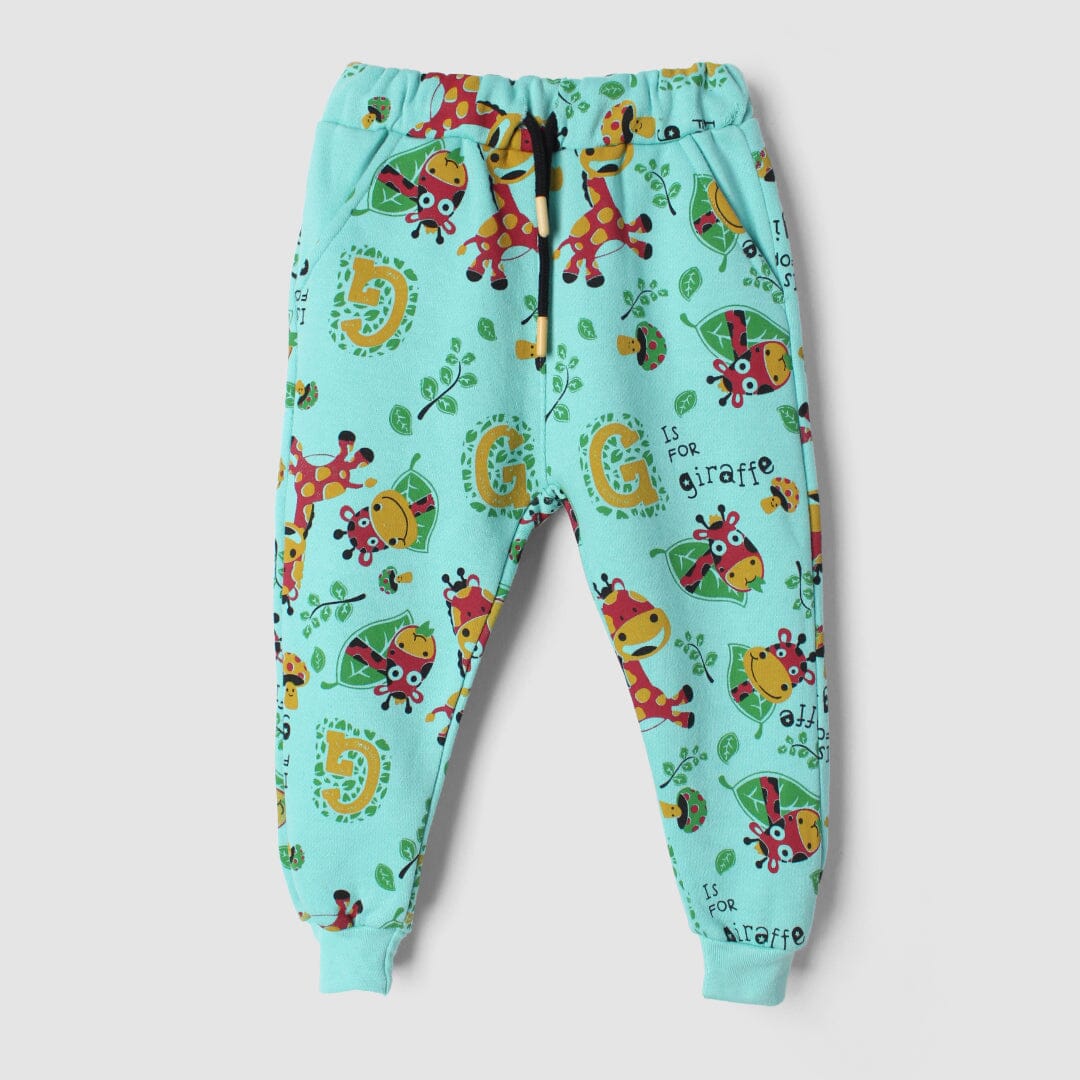 Pure Aqua Themed Kids Trouser Trouser Iluvlittlepeople 6-9 Months Aqua Winter