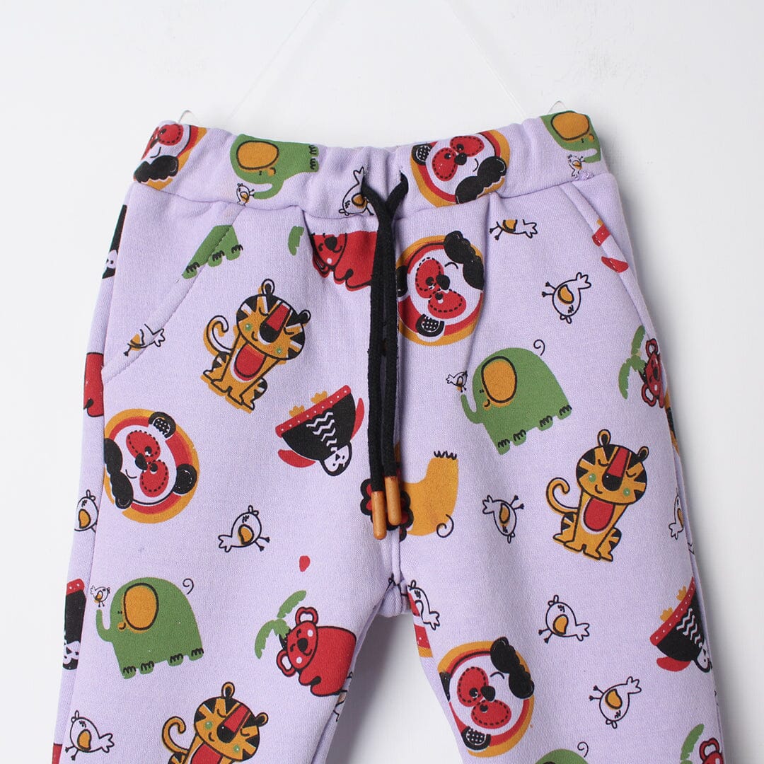 Plum Purple Themed Girls Trouser Trouser Iluvlittlepeople 