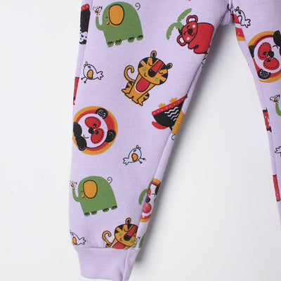 Plum Purple Themed Girls Trouser Trouser Iluvlittlepeople 