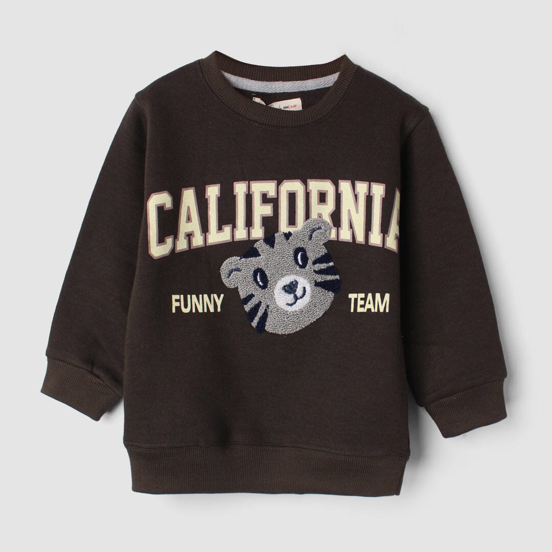 Admire Green Themed Kids Sweatshirt Sweatshirt Iluvlittlepeople 6-9 Months Green Winter