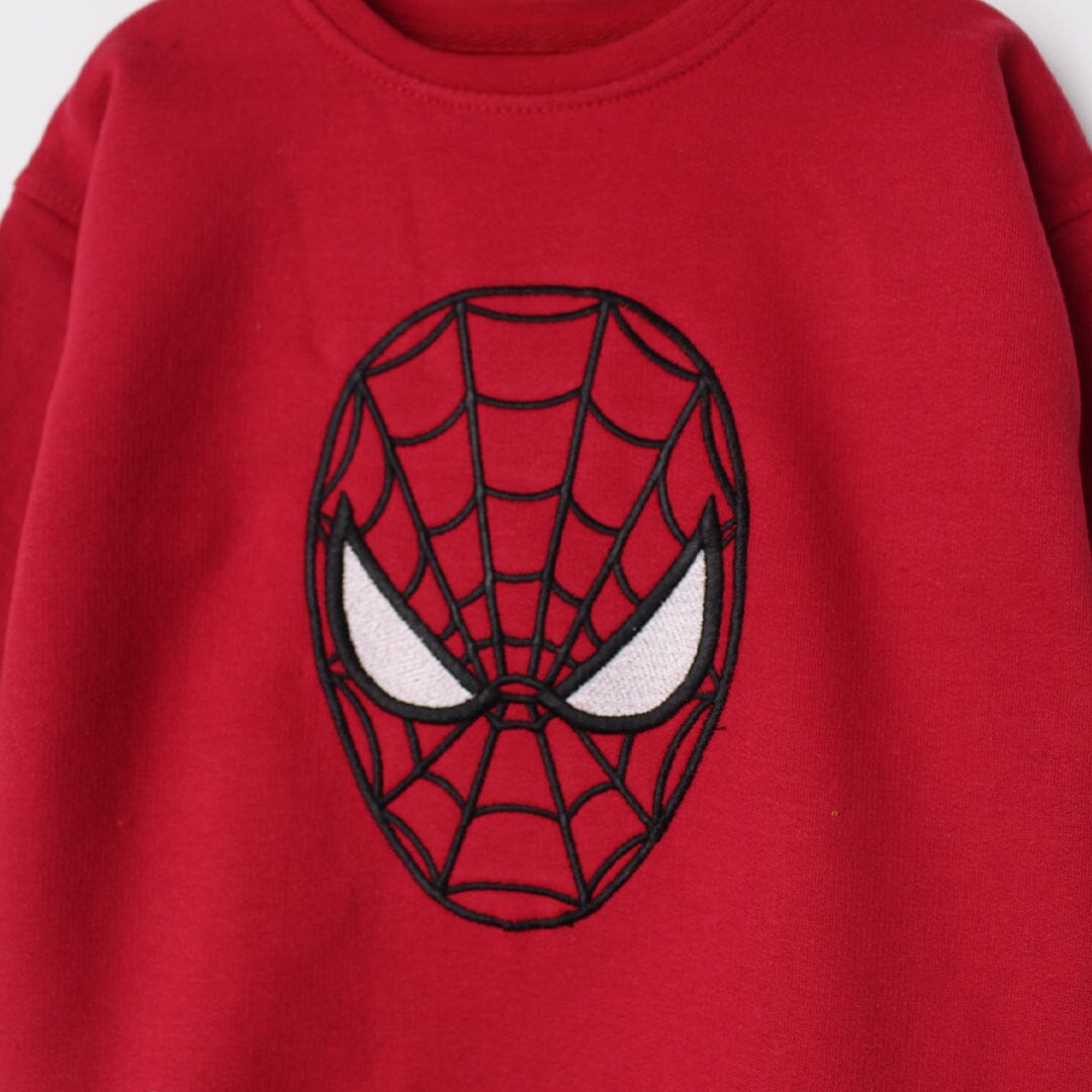 SpiderMan Themed Kids Sweatshirt Sweatshirt Iluvlittlepeople 
