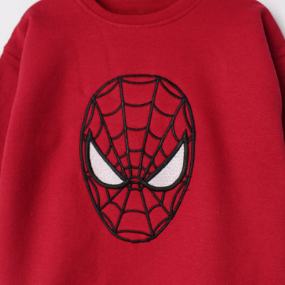 SpiderMan Themed Kids Sweatshirt Sweatshirt Iluvlittlepeople 