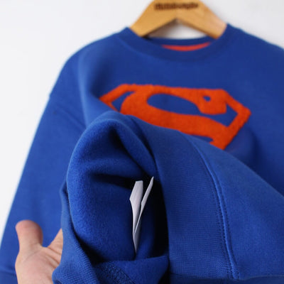 Inspired SuperMan Themed Kids Sweatshirt Sweatshirt Iluvlittlepeople 