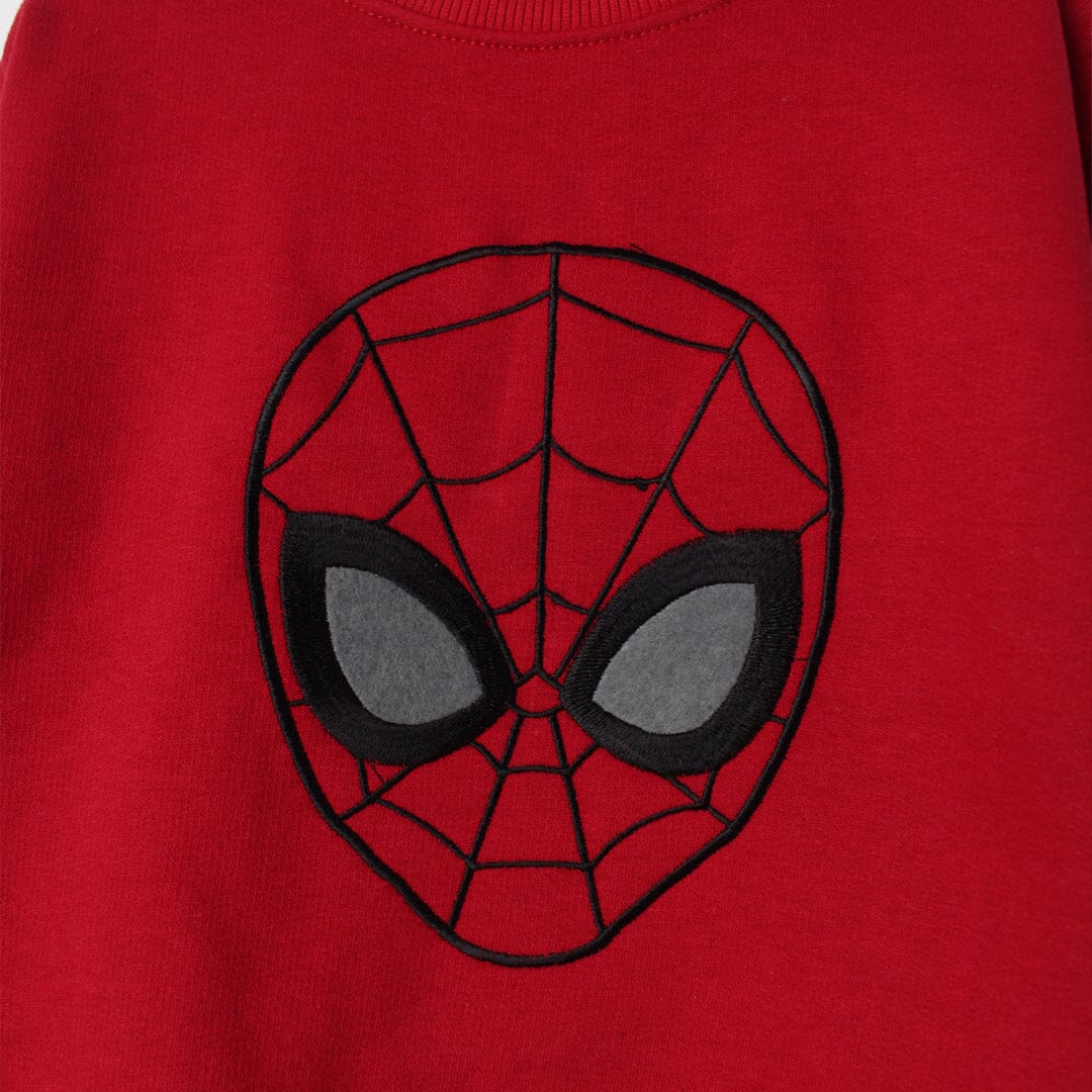 Cozy SpiderMan Themed Kids Sweatshirt Sweatshirt Iluvlittlepeople 