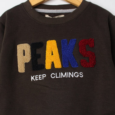Admire Green Themed Kids Sweatshirt Sweatshirt Iluvlittlepeople 