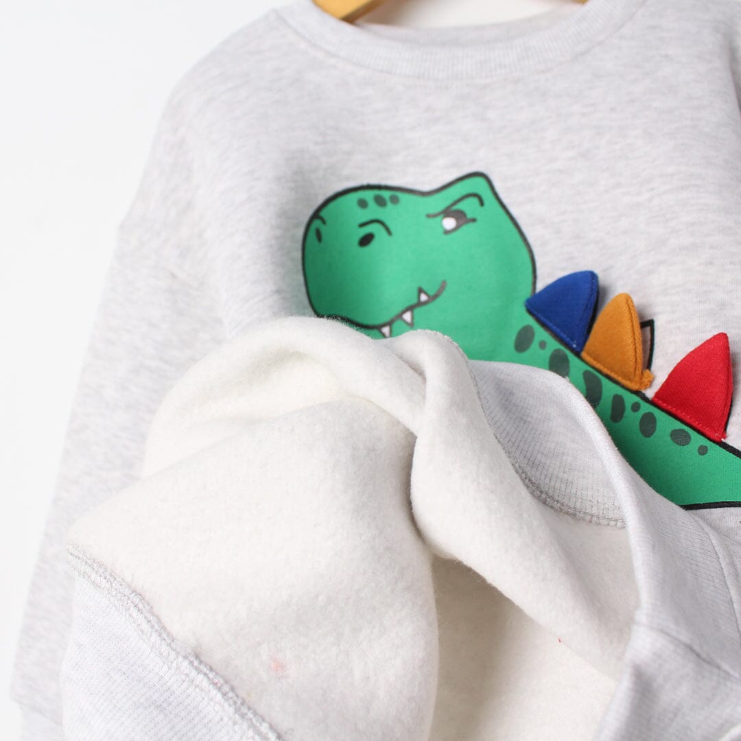 Desire Grey Themed Kids Sweatshirt Sweatshirt Iluvlittlepeople 