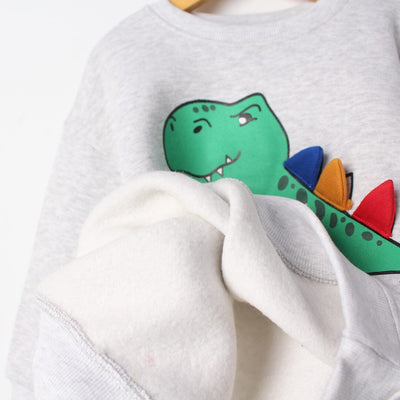Desire Grey Themed Kids Sweatshirt Sweatshirt Iluvlittlepeople 